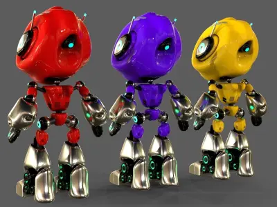 Alien Robot 3D model