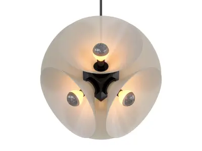 Slim Cluster Pendant Light 3D model