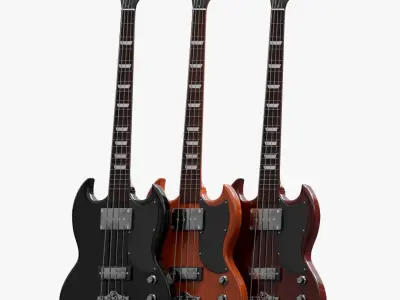  Gibson SG Electric Bass Guitar PBR 