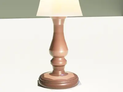 Antique Style Lamp 3D model