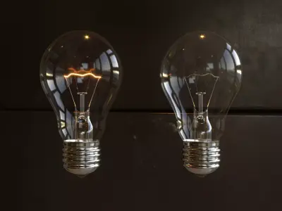 Incandescent Bulb 3D model
