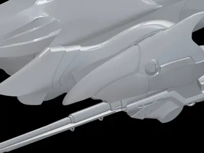 Ragnarok Ship from Final Fantasy VIII 3D print model