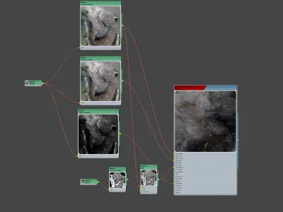 nature forest roots 004 3D model