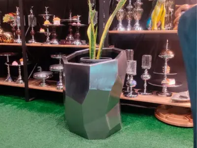 Welding Project Plans Drawings Rock Planter DXF PDF 3D model