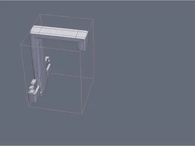 modern tap Low-poly 3D model