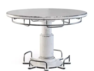Futuristic Apartment Table 3D model