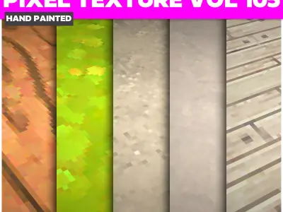 Pixel Vol 105  -  Game PBR Textures Texture
