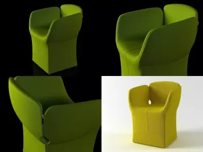 Bloomy chair 3D model