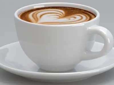 Coffee Cup Sat 3D model