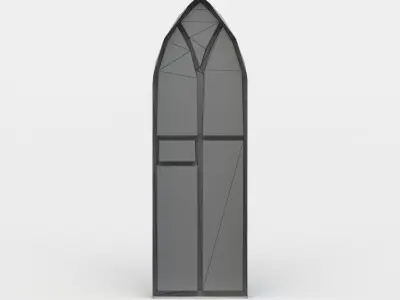 Window Low-poly 3D model