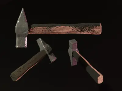 Blacksmith Hammer Free 3D print model