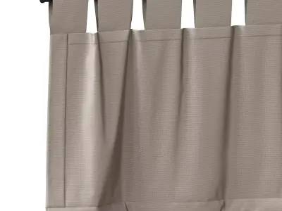 Curtain HE-No 03 Cafe Curtain 01 3D model