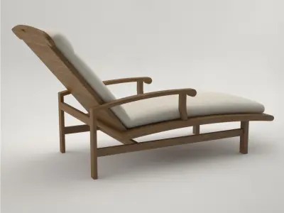 Pro - Lounge Long Chair FC257 3D model