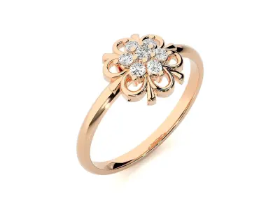 Women ring 3D print model 144