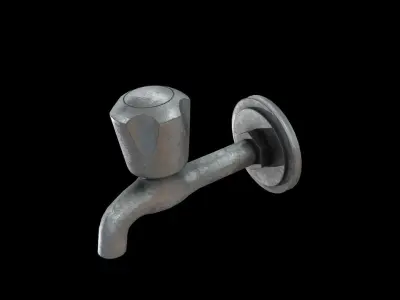 Compression TAP worn Low-poly 3D model