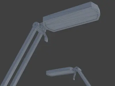 Desk Lamp Low-poly 3D model
