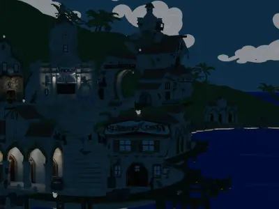 The Curse of Monkey Island Puerto Pollo 3D model