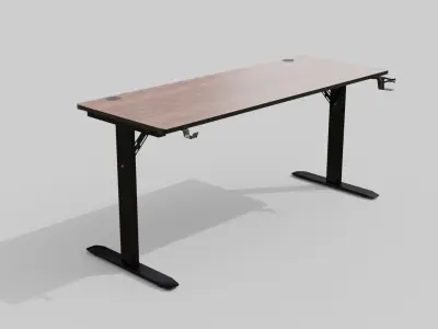 Computer Desk - Realistic Asset Low-poly 3D model