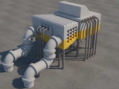 Nuclear Power Plant 3D Models 3D model
