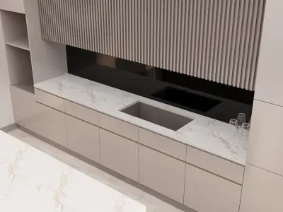 Kitchen 3D model 16