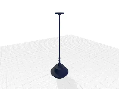 Draeger Light Single Schoolhouse Pendant 3D model