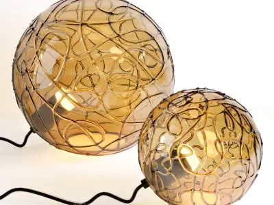 Lamp Lune Dutchbone 3D model