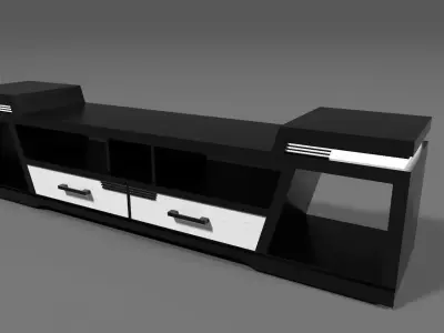 Rack Modern Free low-poly 3D model