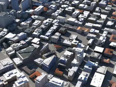 City 125 Low-poly 3D model