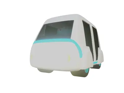 Futuristic Minibus Gen 1 3D model