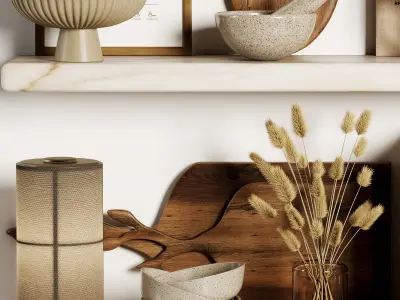 kitchen accessories 06 3D model purchase