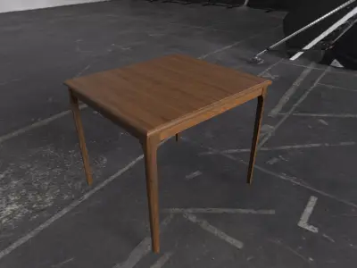 table  3D model