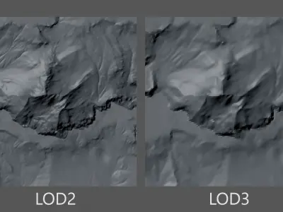 TERRAFORM Coastal 01 Low-poly 3D model