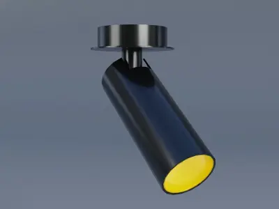 ceiling Light Low-poly 3D model