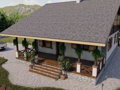 House 12 exterior 3D model