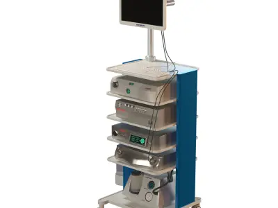 hospital equipment vol 3 - surgical room set 3D model