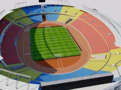 Workers Stadium - Beijing China 3D model