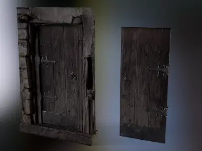 Door 04 Low-poly 3D model