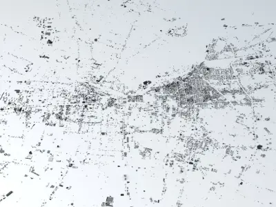 Santiago Streets and Buildings 3D model