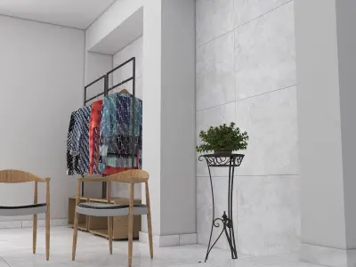 interior scene 3D model