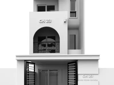 Beautiful 3 floor townhouse 3D model