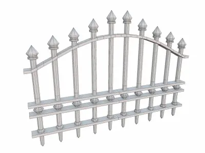 Graveyard Exterior Pack Low-poly 3D model