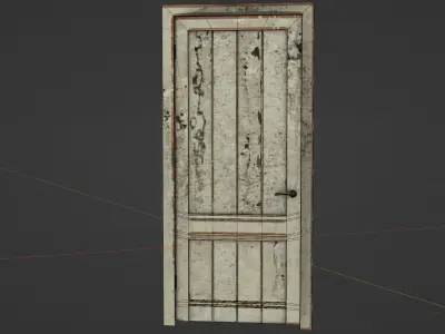 Old door 3D model