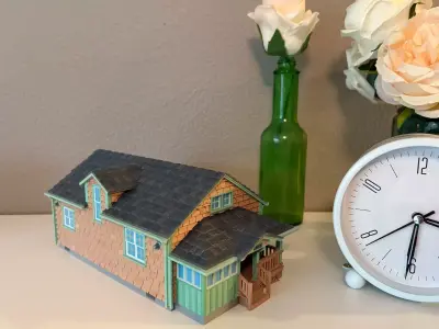 Beach House 3D Print Ready Model 3D print model