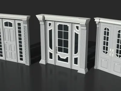 Doors Collection - 120 pieces 3D model
