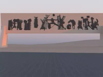 Freedom Monument 3D model