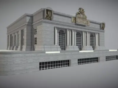 Grand Central Terminal Low-poly 3D model