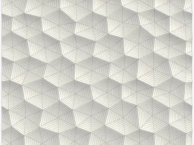 honeycomb hexagonal pattern 3D model