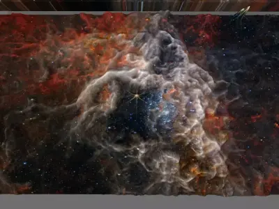 Tarantula nebula deep sky object 3d software analysis 3D print model