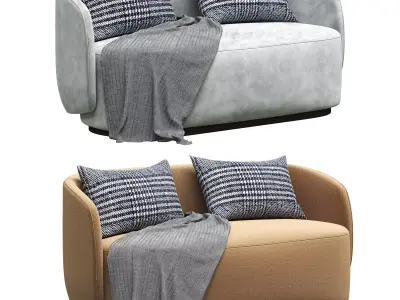 Fendi Casa Annabelle sofa 3D model