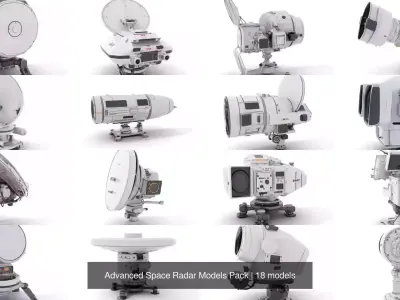 Advanced Space Radar Models Pack